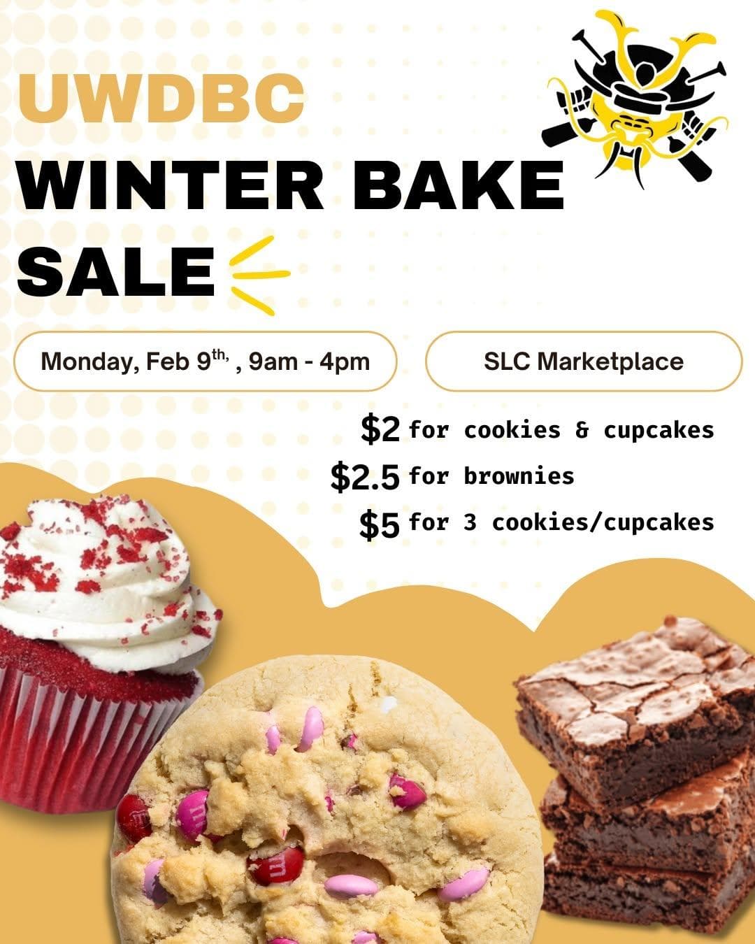 UWDBC Winter Bake Sale