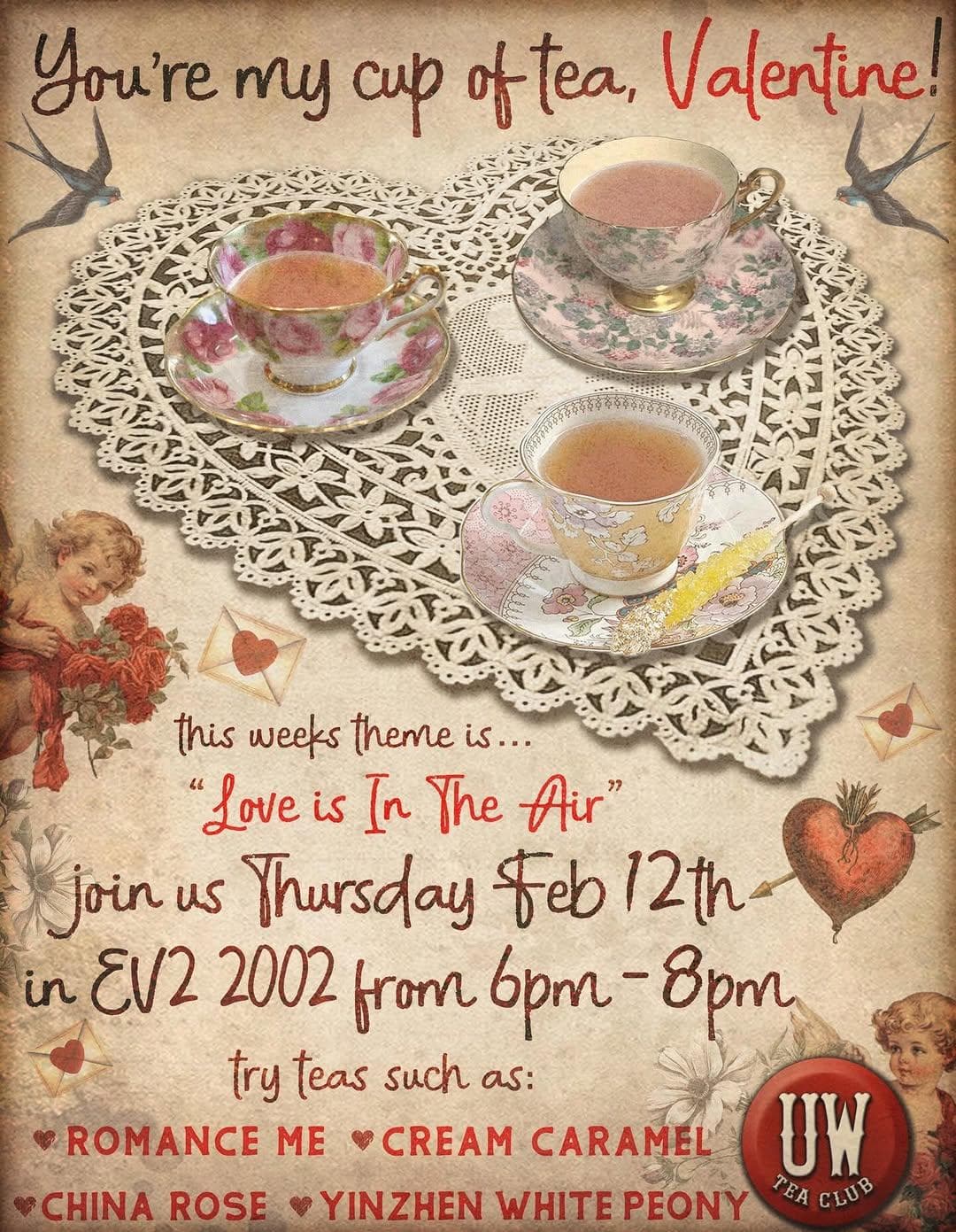 Tea Club: Love Is In The Air