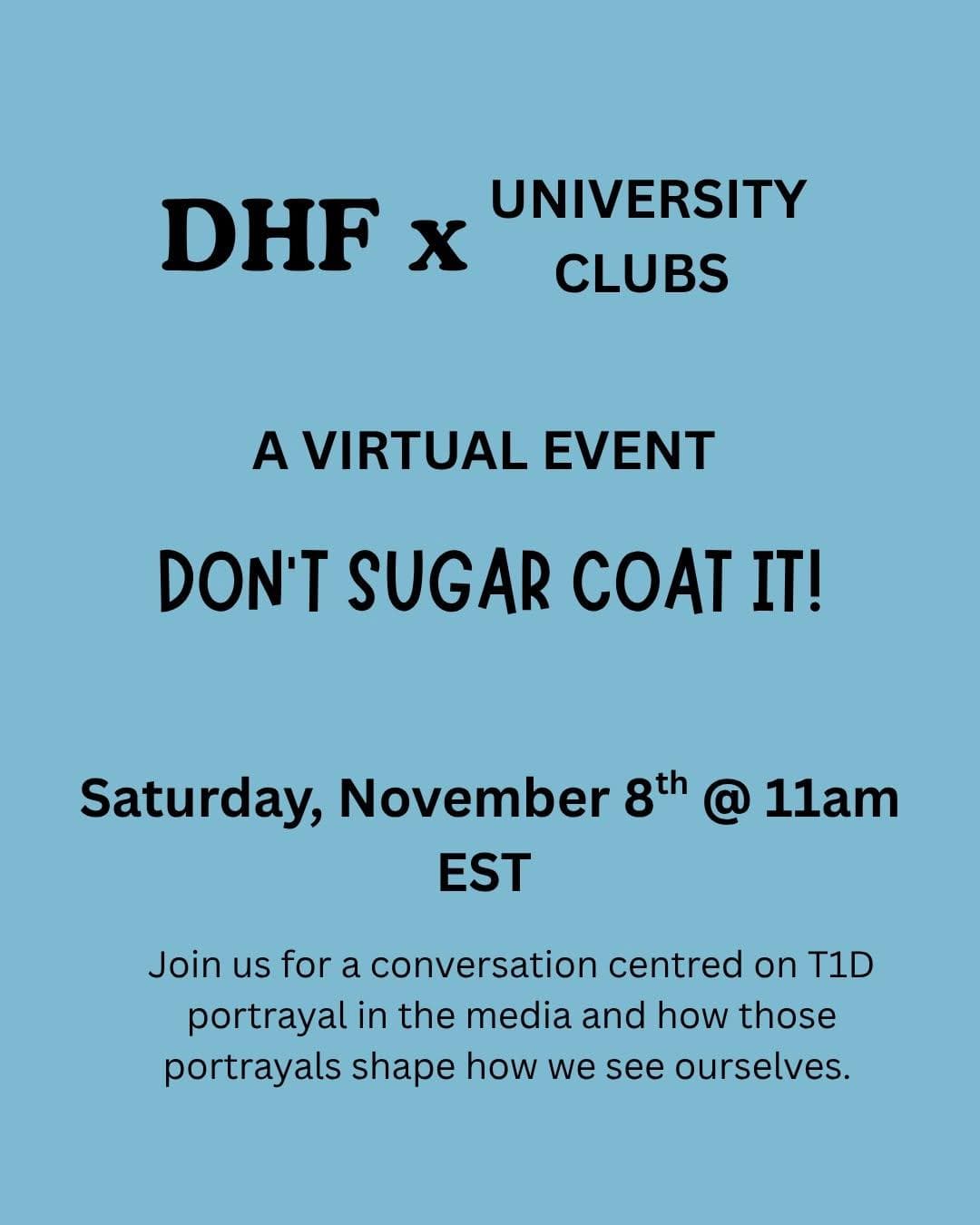 Don't Sugar Coat It!