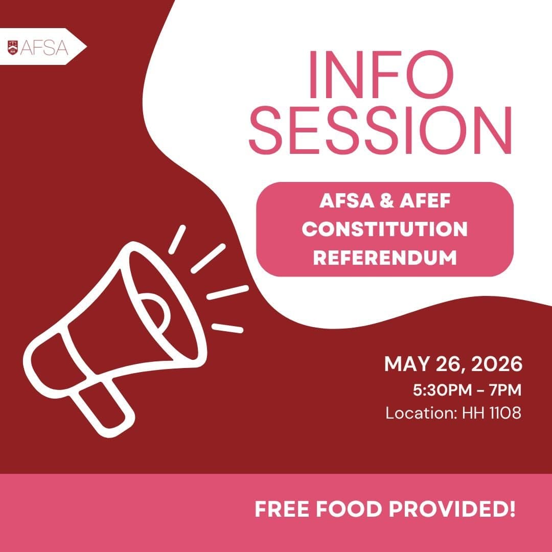 Info Session: AFSA & AFEF Constitution Referendum