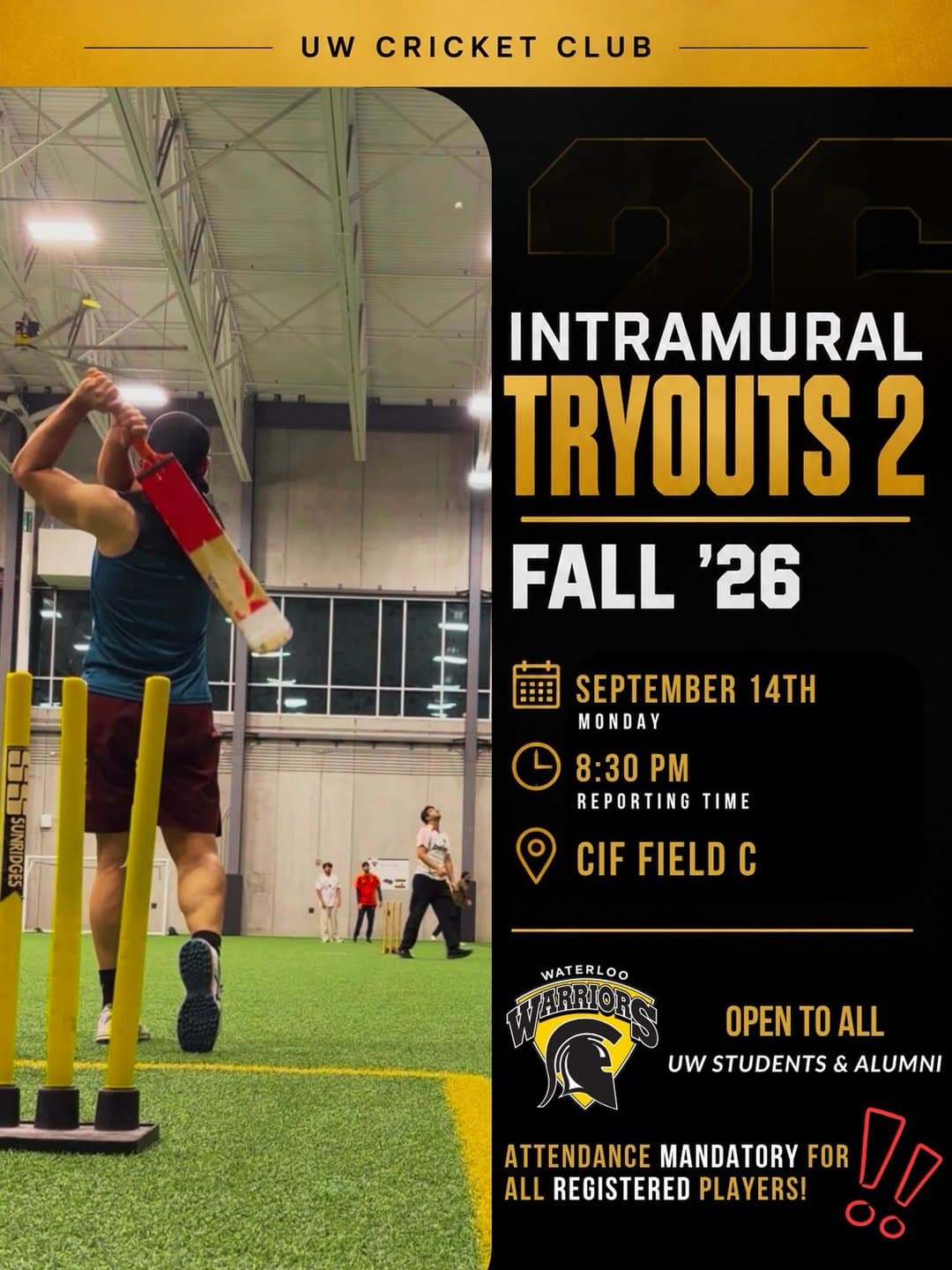 Intramural Tryouts 2 Fall '26