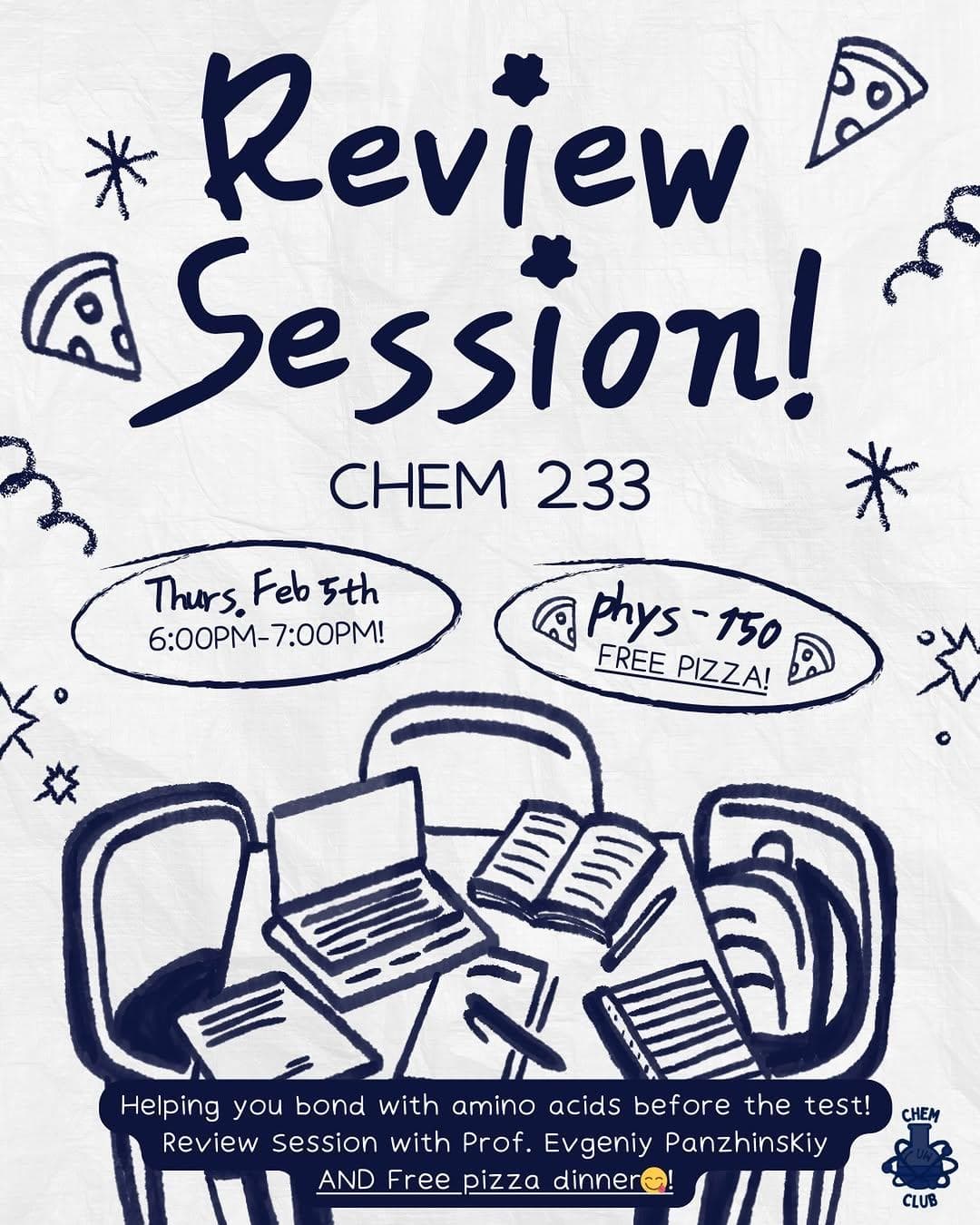 Review Session: CHEM 233