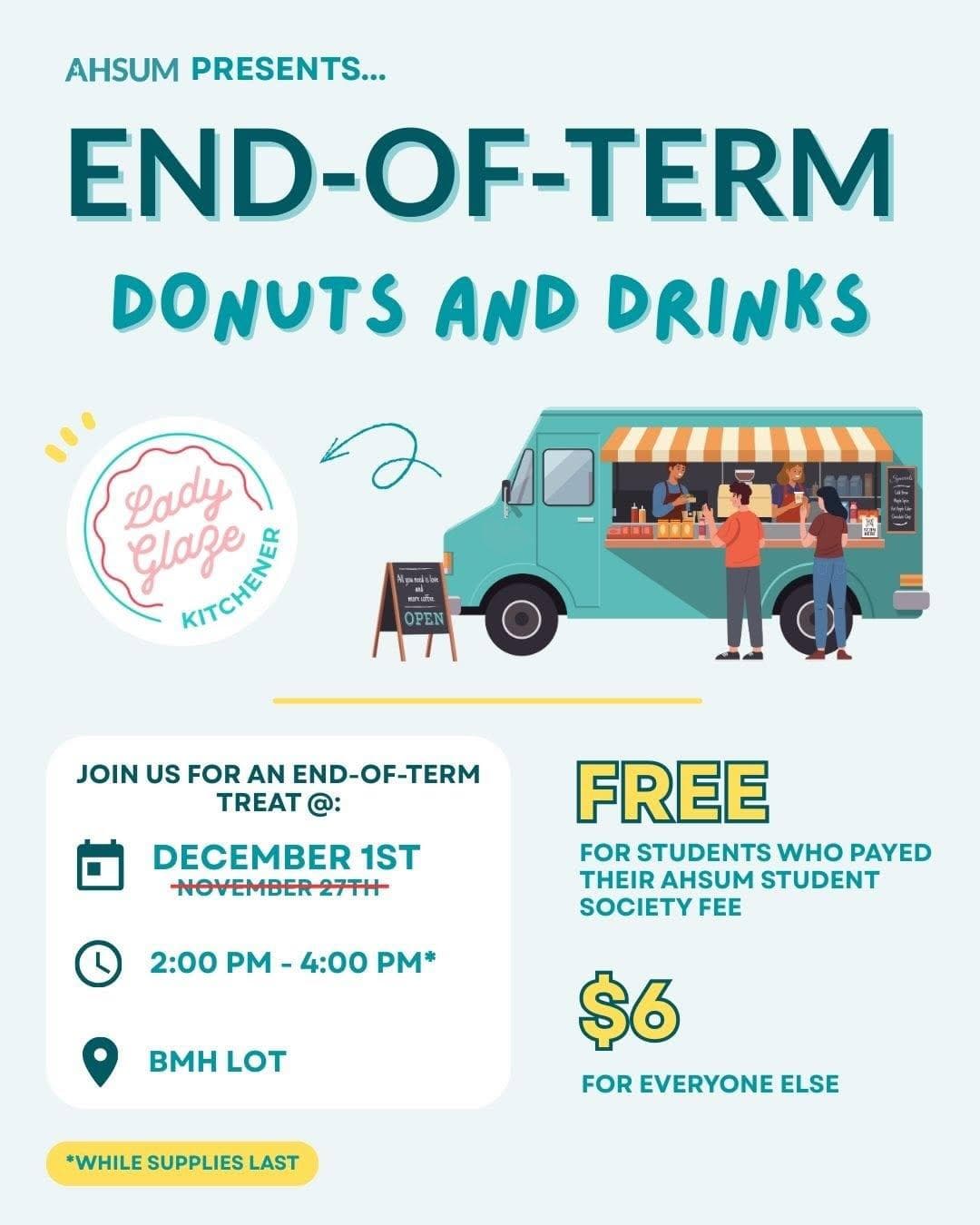 End-Of-Term Donuts And Drinks