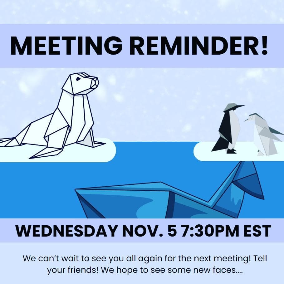 Origami Club Meeting