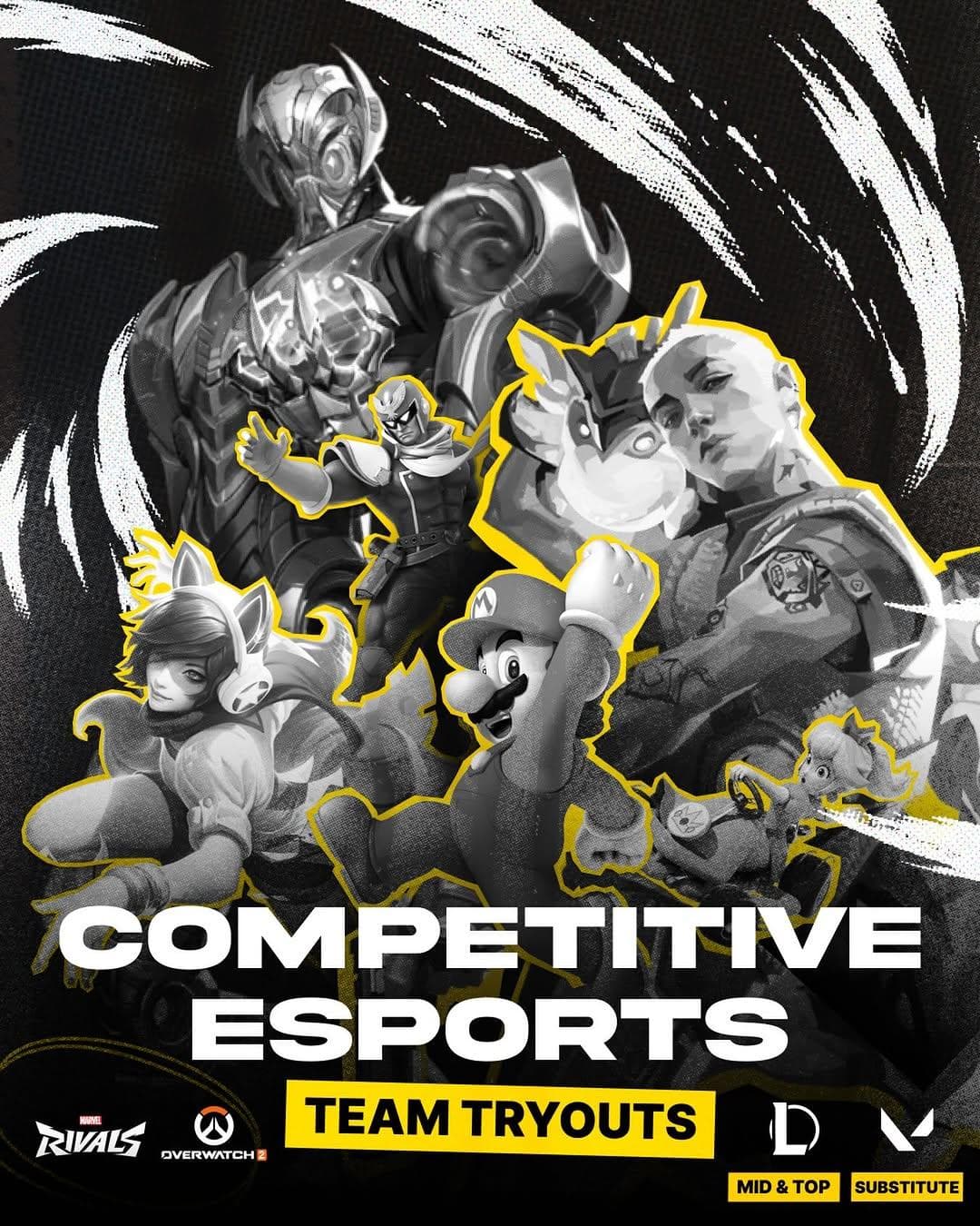 Competitive Esports Team Tryouts
