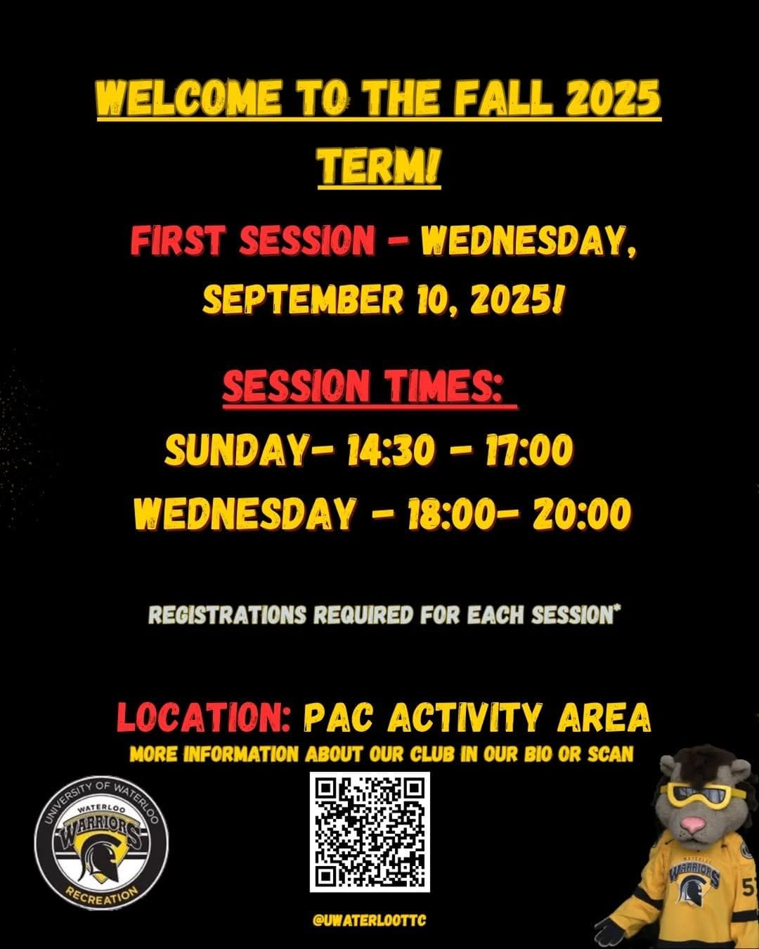 Fall 2025 Sessions