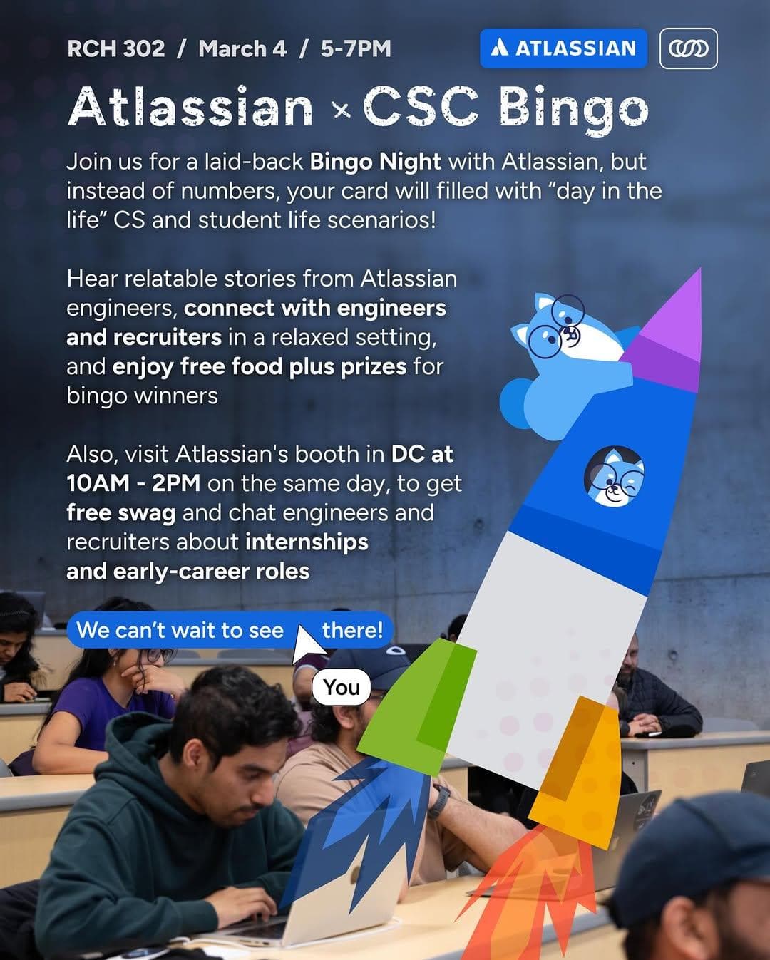 Atlassian x CSC Bingo