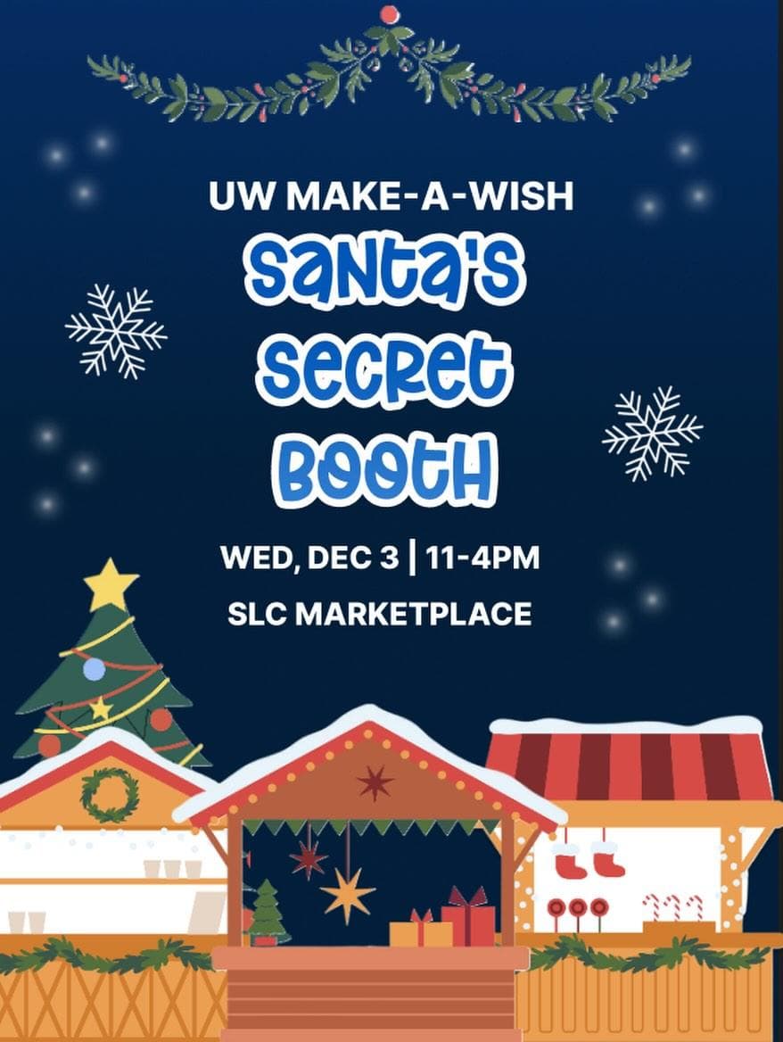 UW Make-A-Wish Santa's Secret Booth