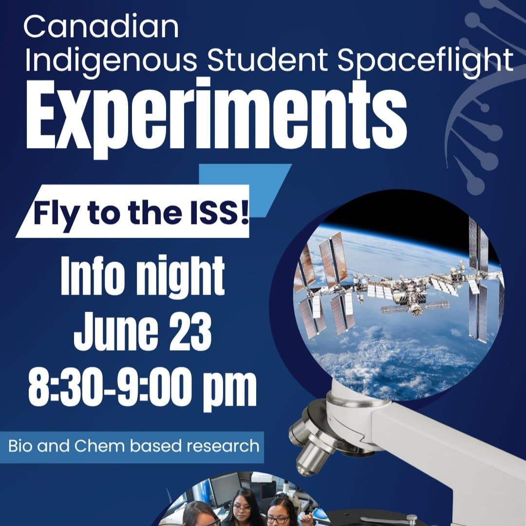 Indigenous Student Spaceflight Experiments Info Night