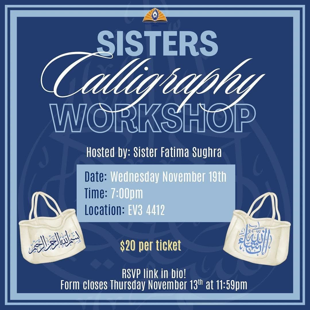 Sisters Calligraphy Workshop