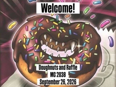 Welcome Meeting, Doughnuts, And Raffle