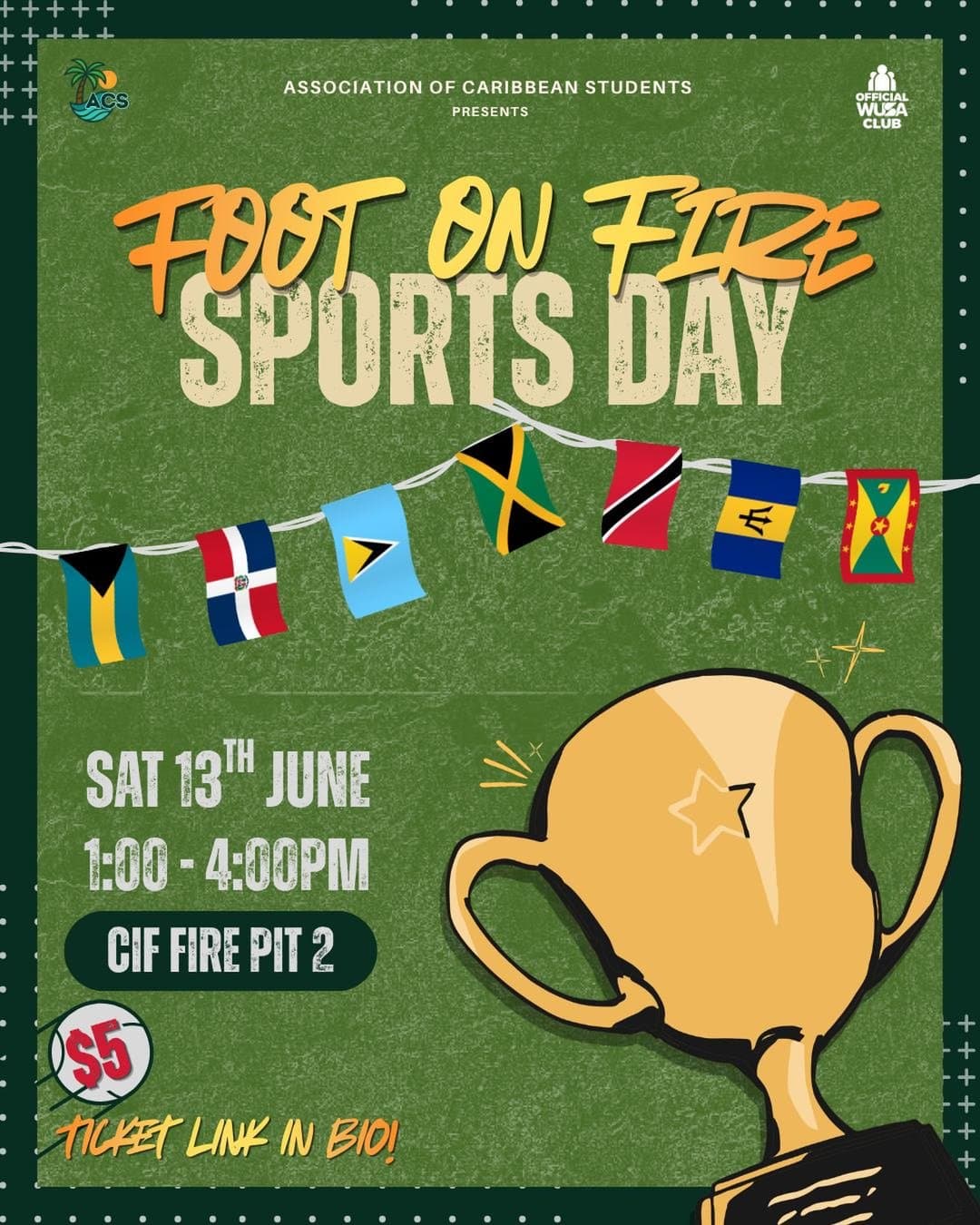 Foot On Fire Sports Day