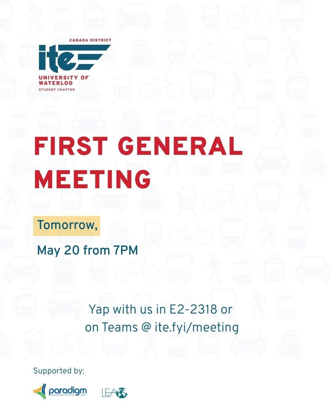 First General Meeting