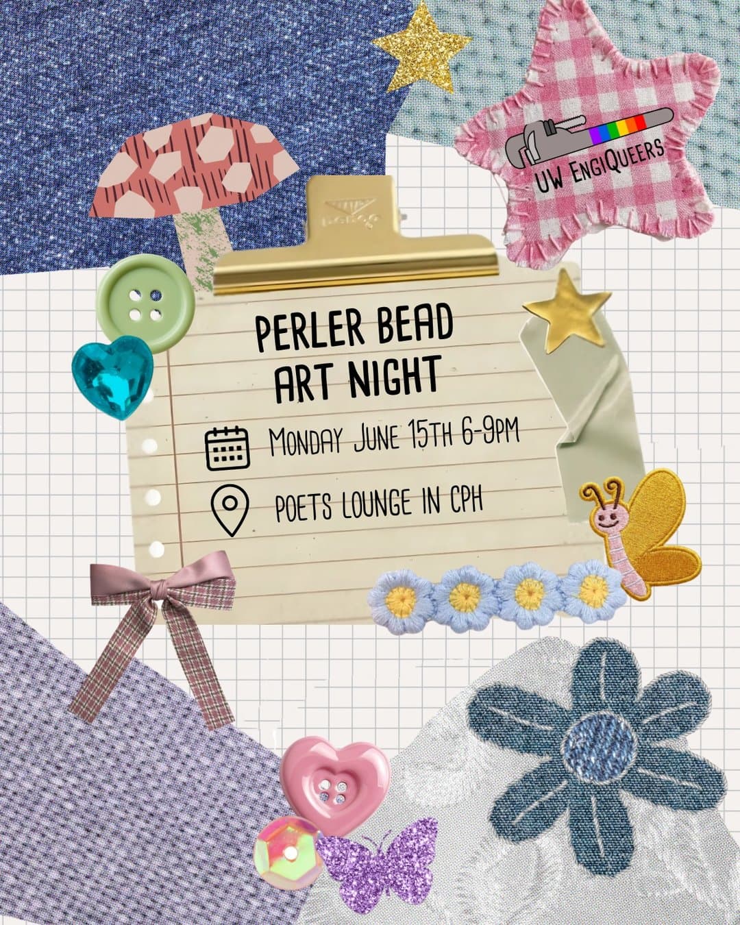 Perler Bead Art Night