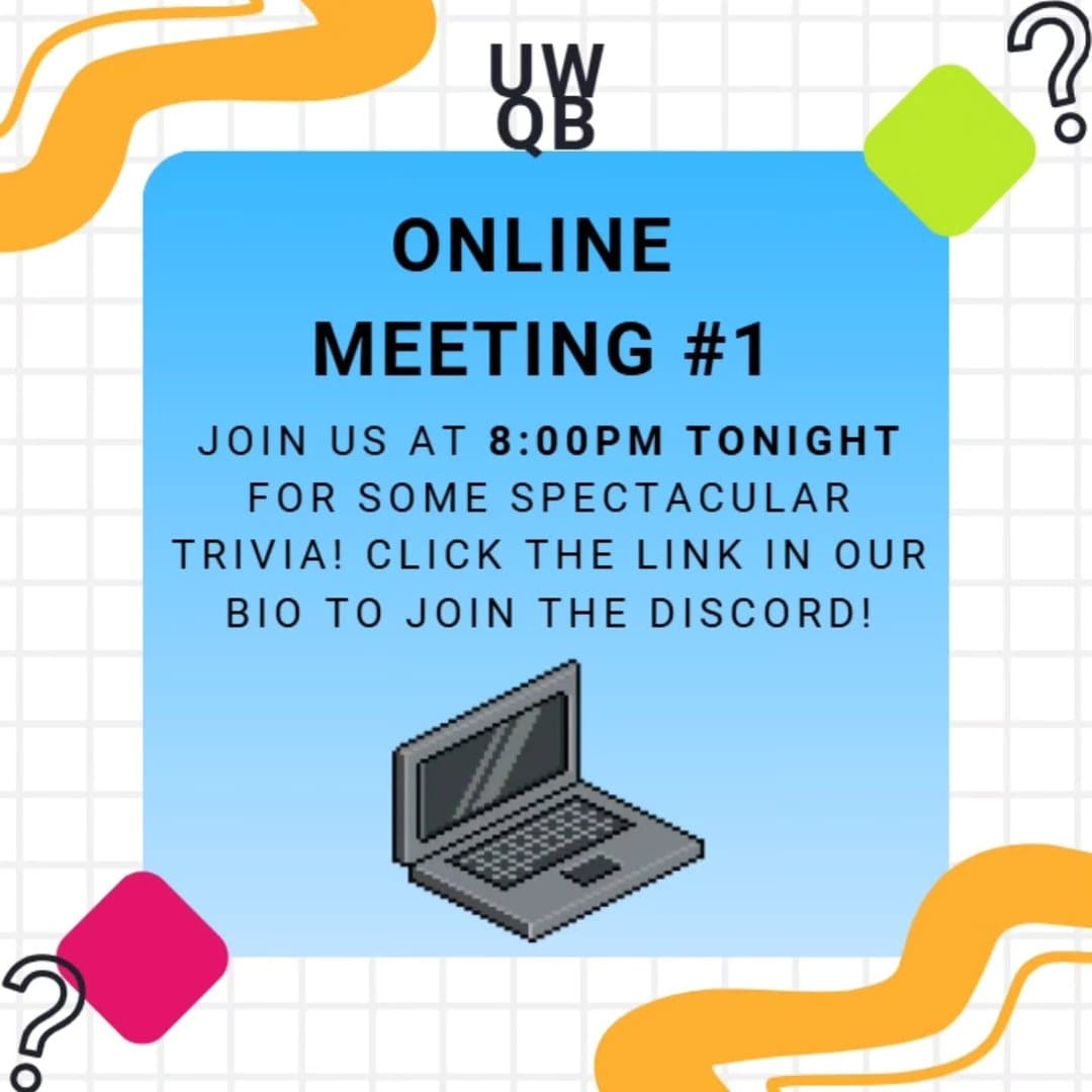 UW QB Online Meeting #1