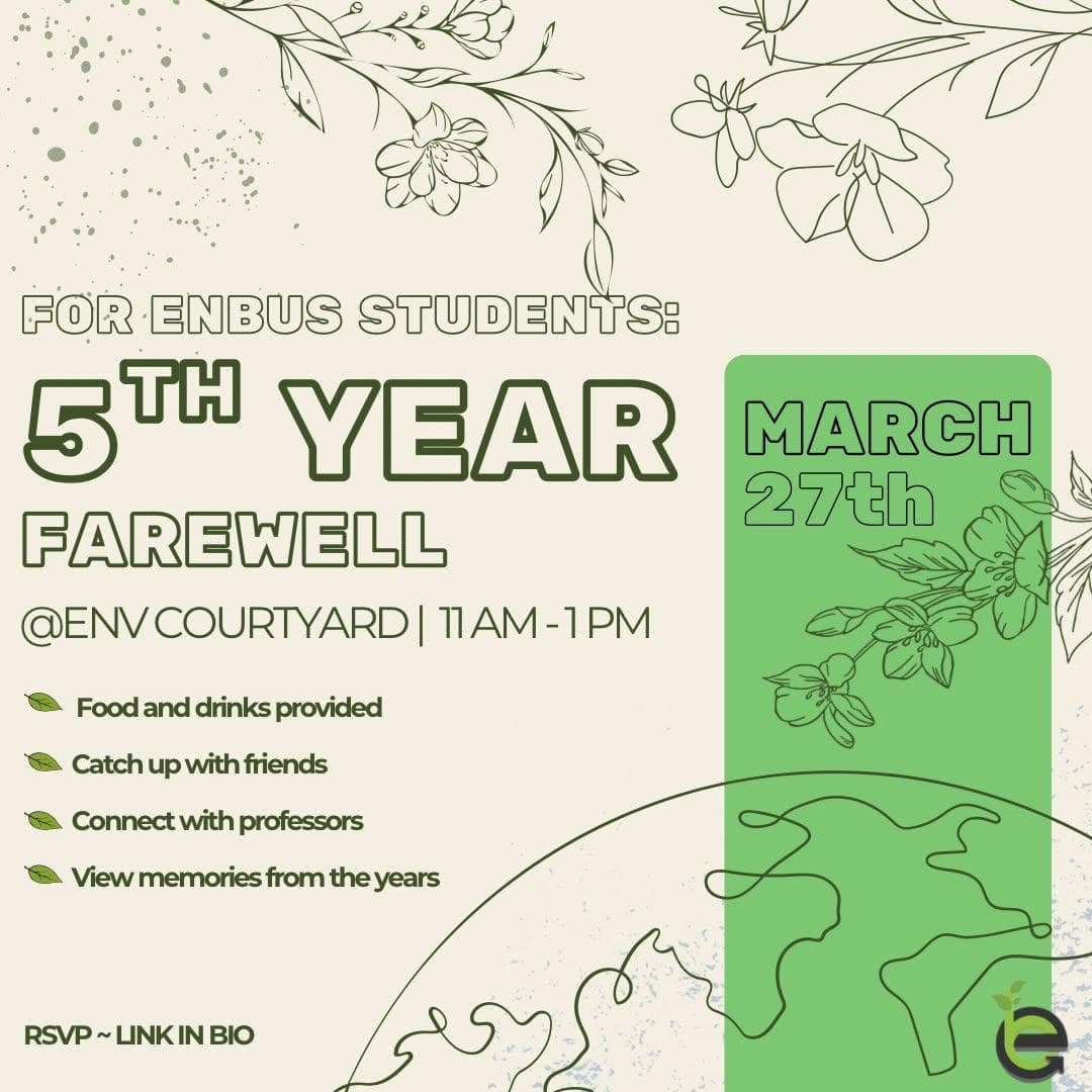 ENBUS 5th Year Farewell
