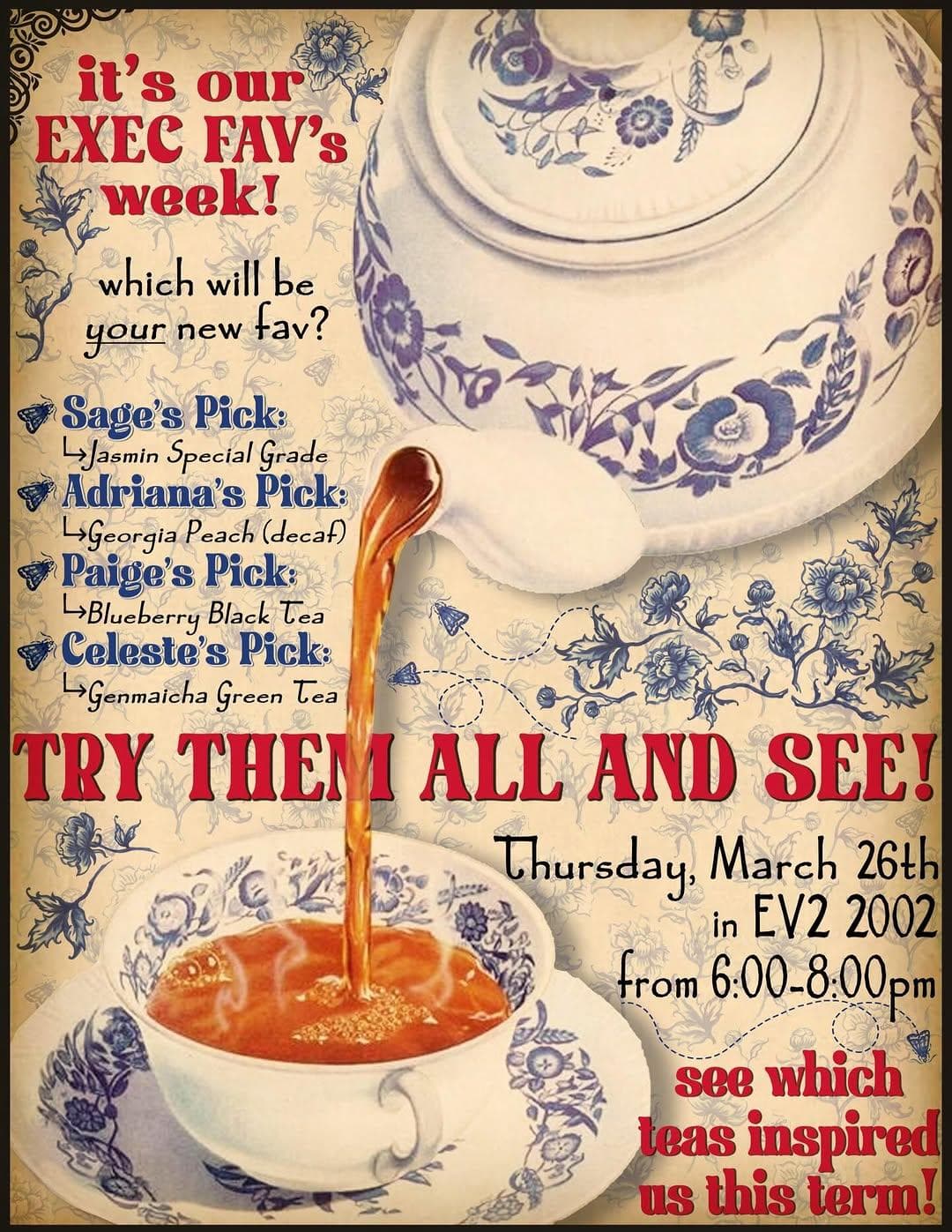 Tea Club Exec Fav's Week