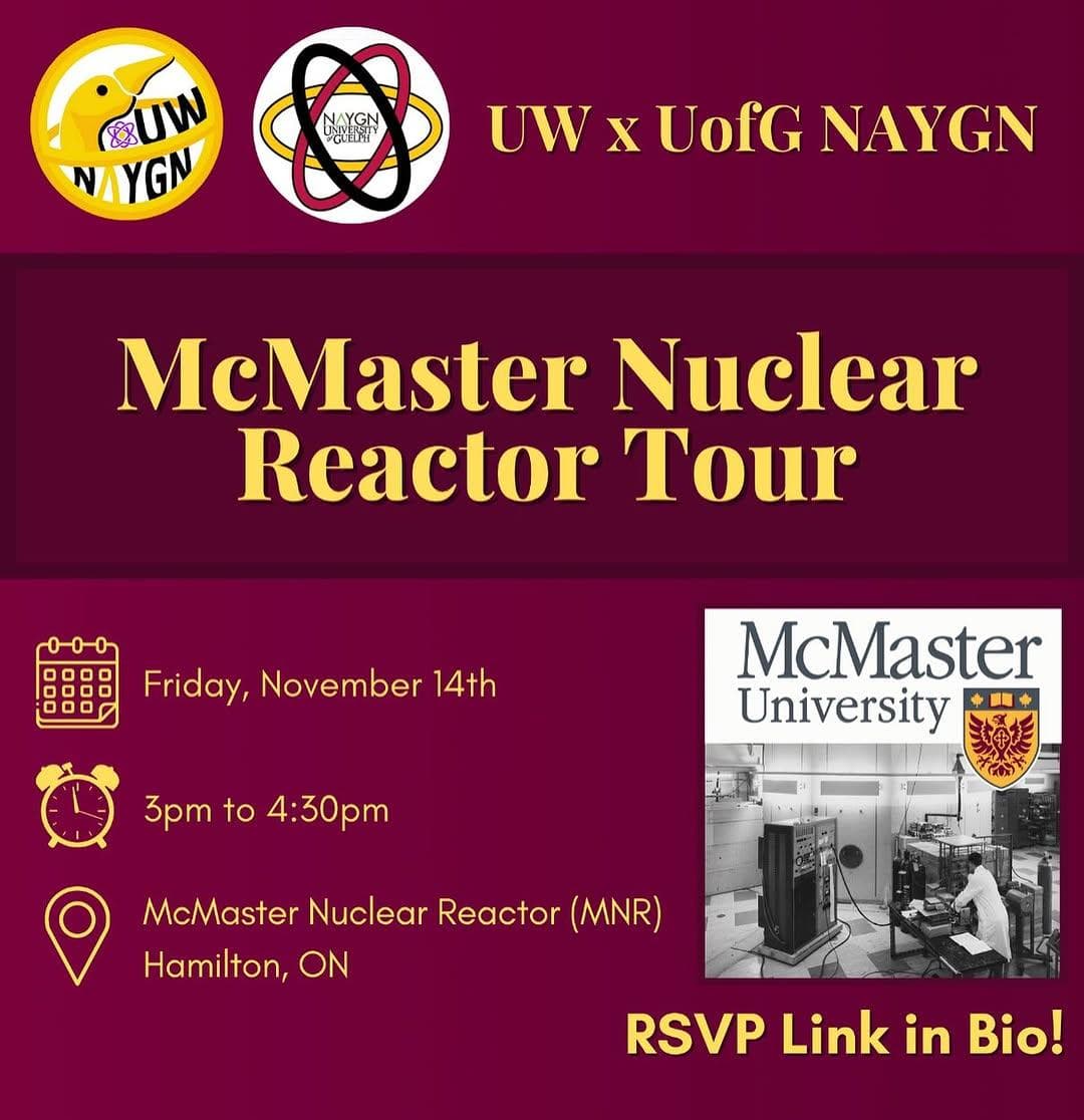 McMaster Nuclear Reactor Tour