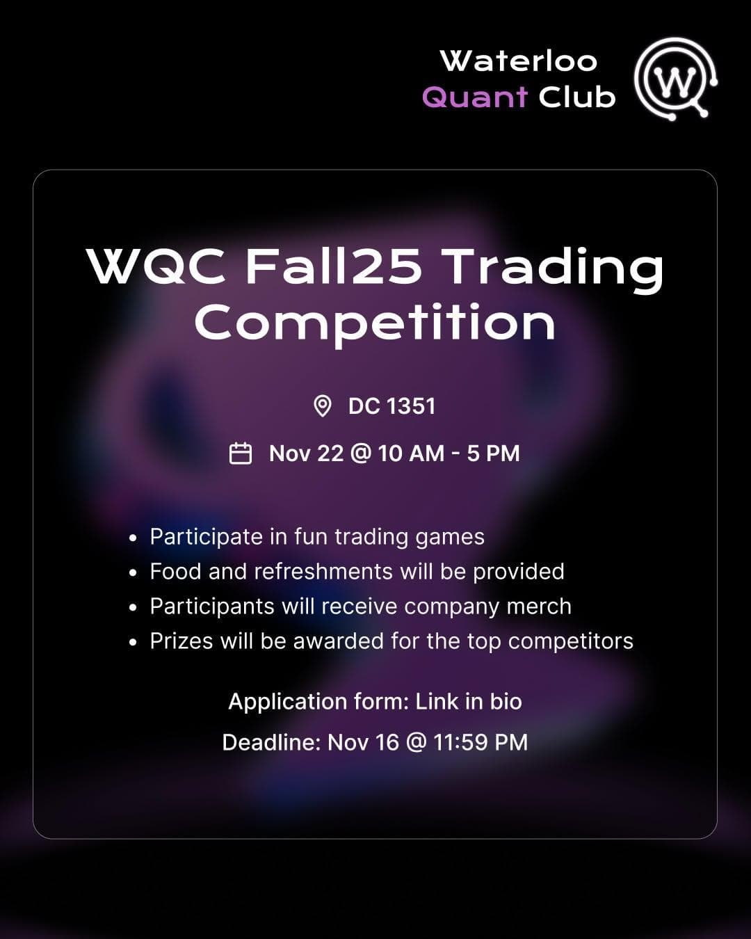 WQC Fall 2025 Trading Competition