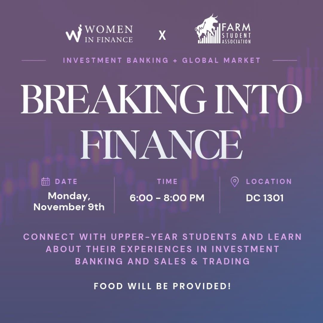Breaking Into Finance