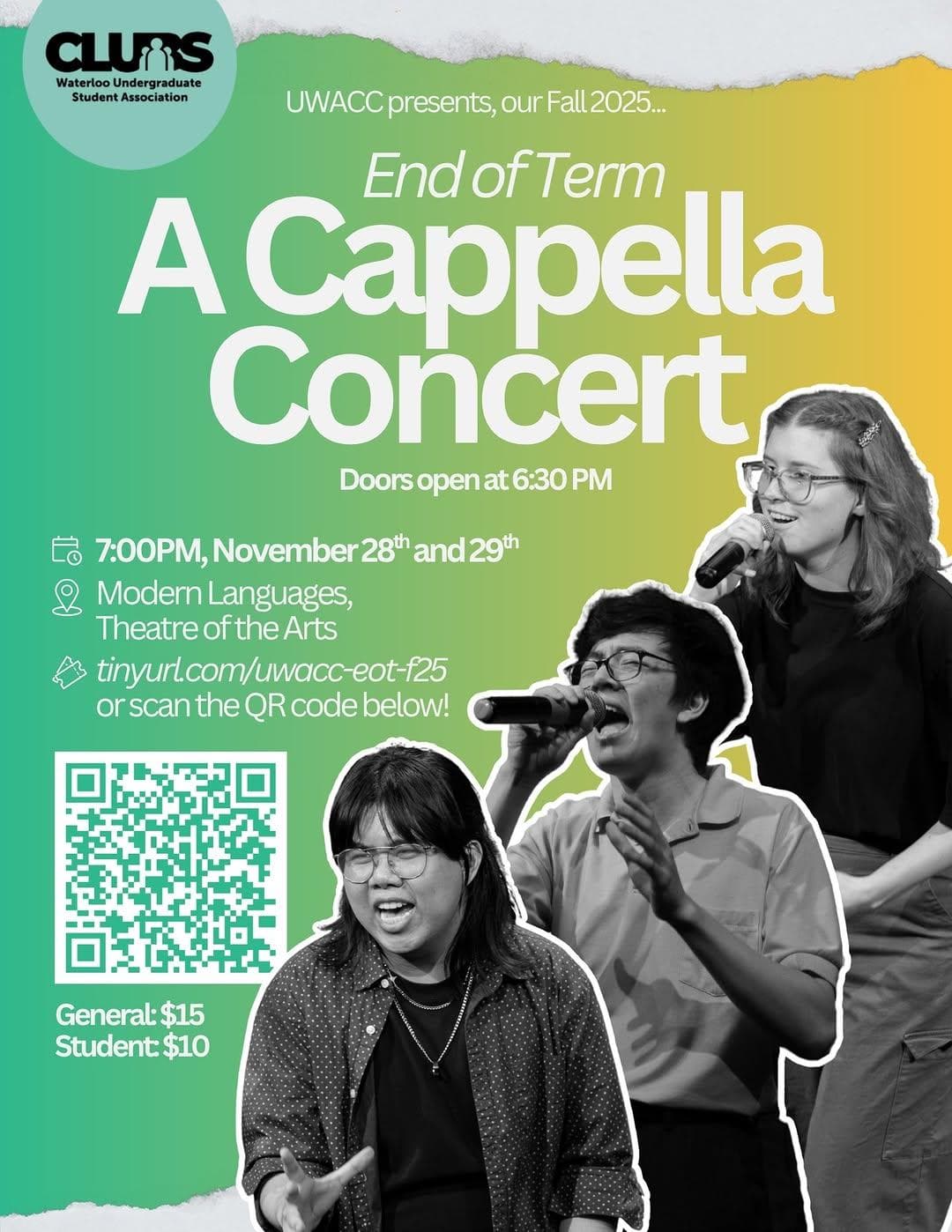 End Of Term A Cappella Concert
