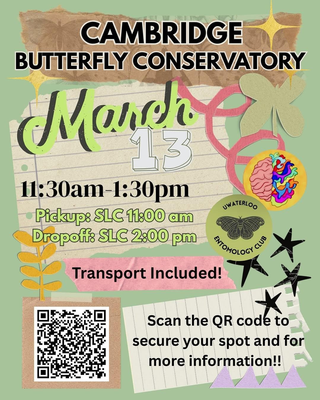 Cambridge Butterfly Conservatory Trip