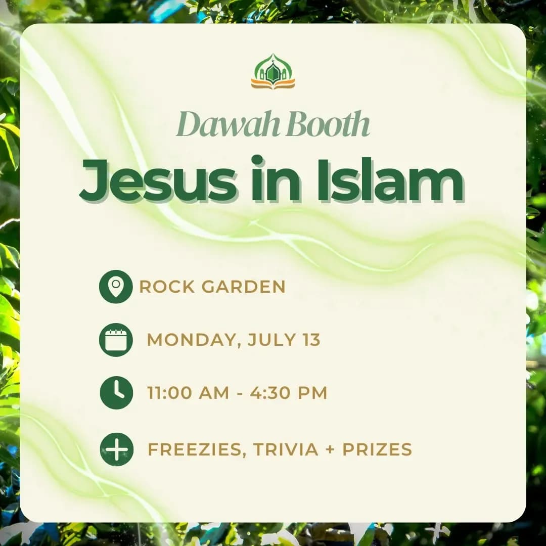 Dawah Booth: Jesus In Islam