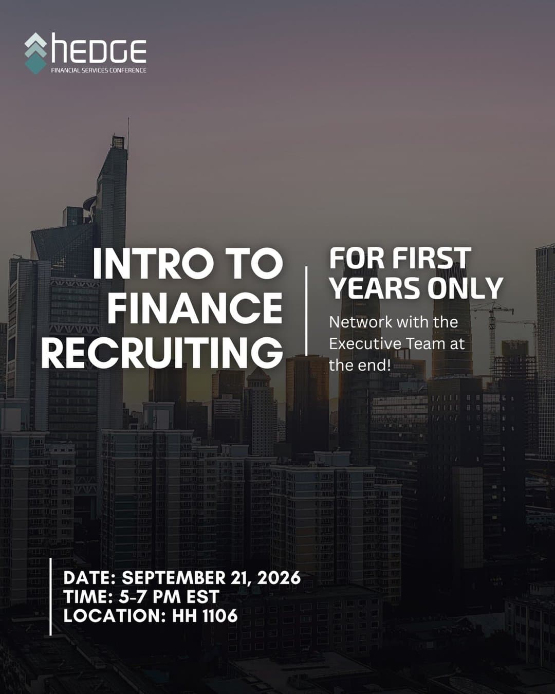 Intro to Finance Recruiting