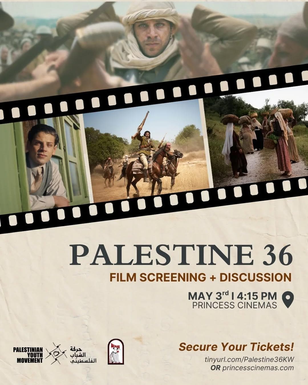 Palestine 36 Film Screening + Discussion