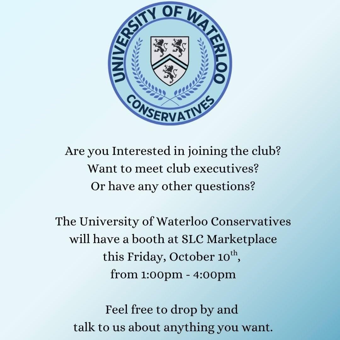 University of Waterloo Conservatives Booth