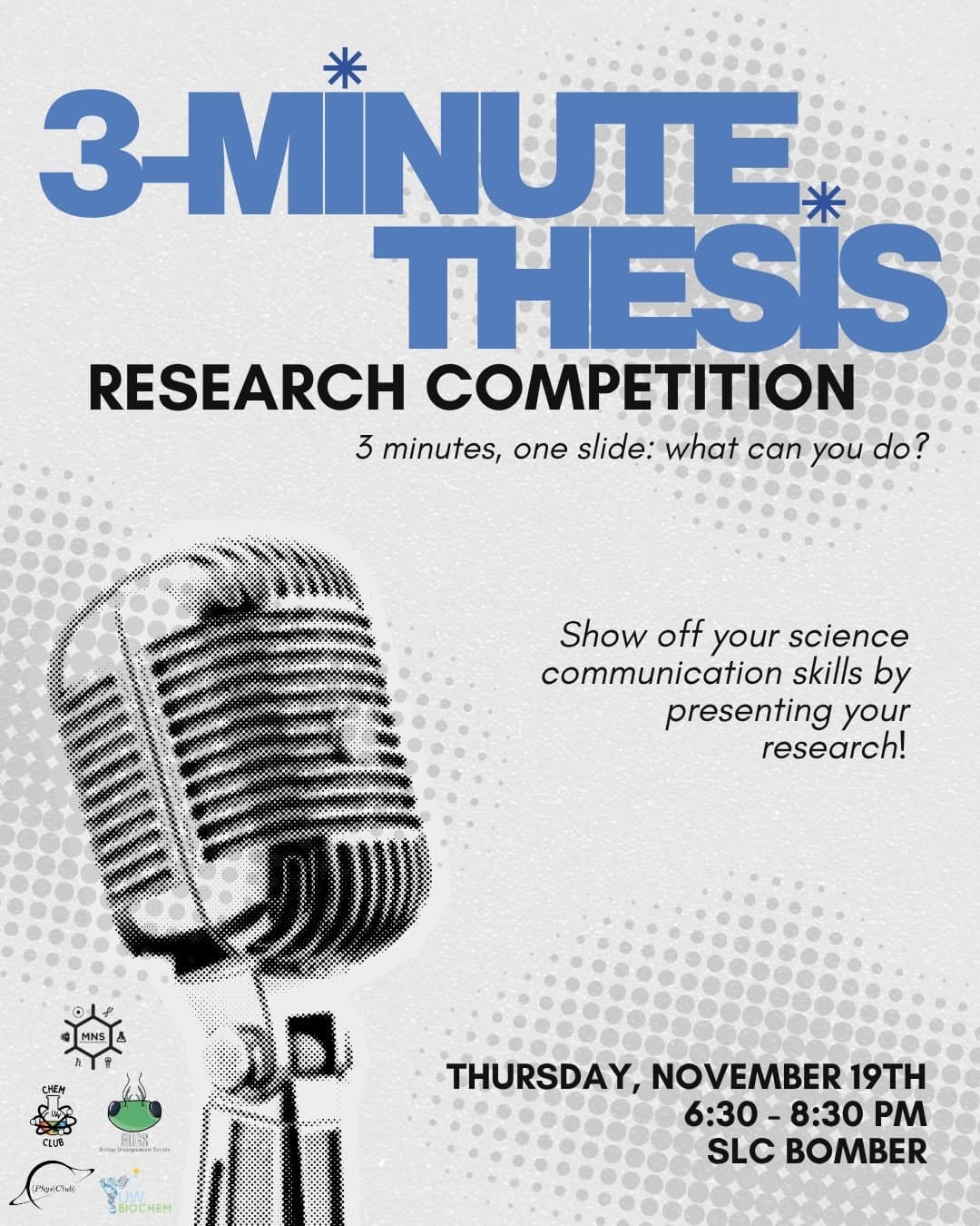 3-Minute Thesis: Waterloo Science Edition