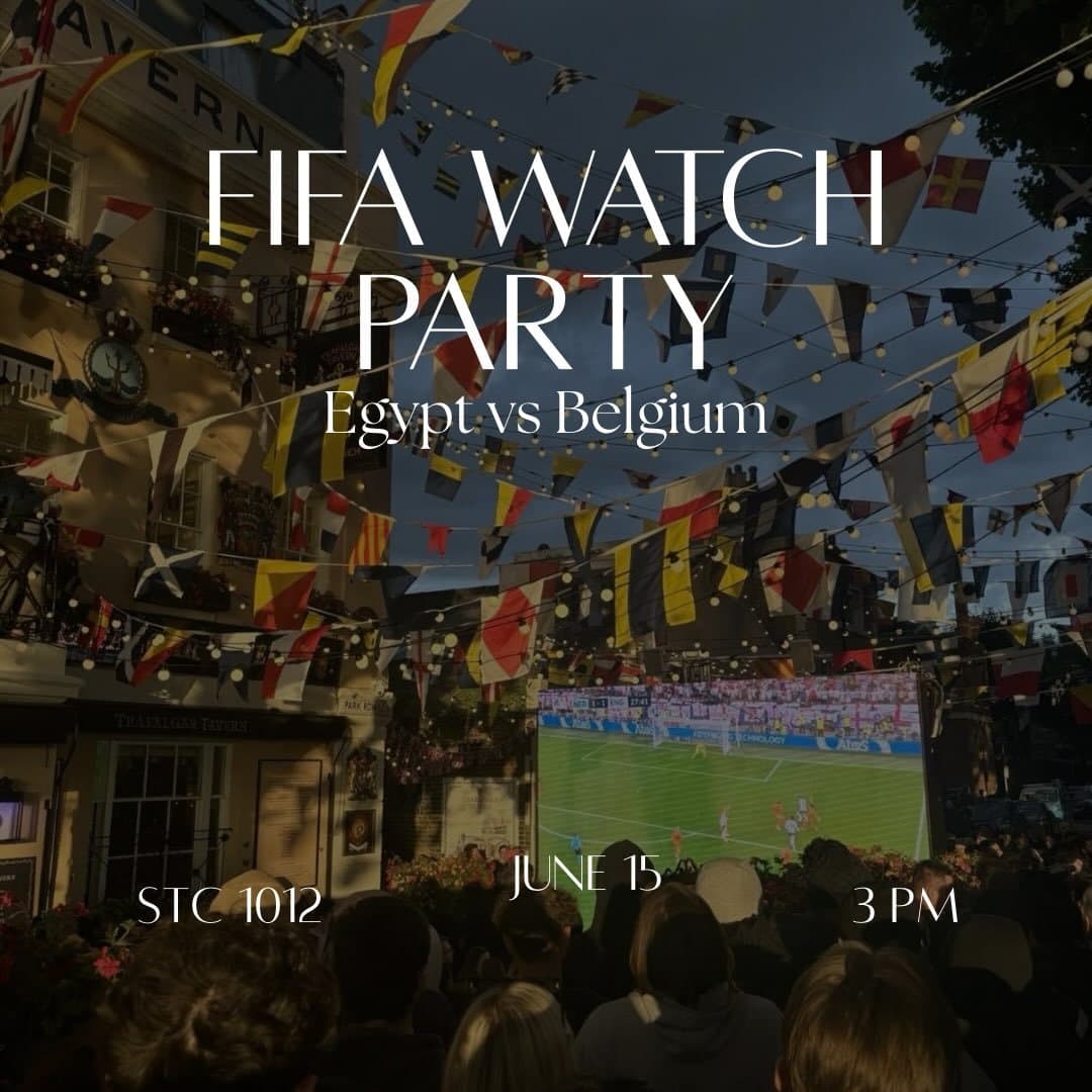 FIFA Watch Party: Egypt vs Belgium