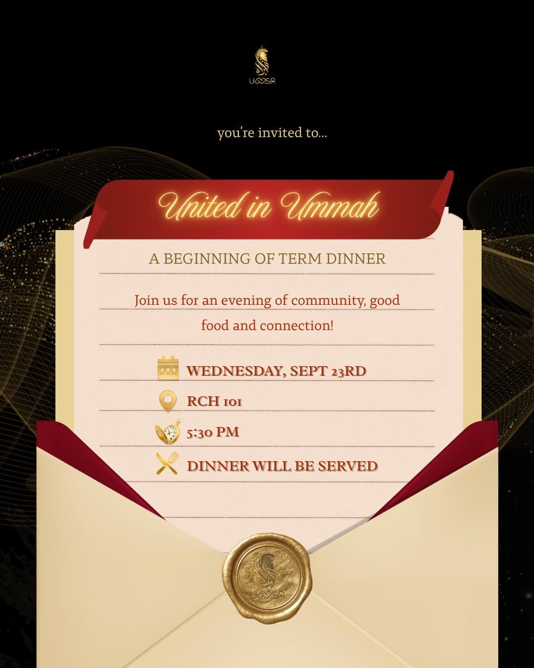 United in Ummah: A Beginning of Term Dinner