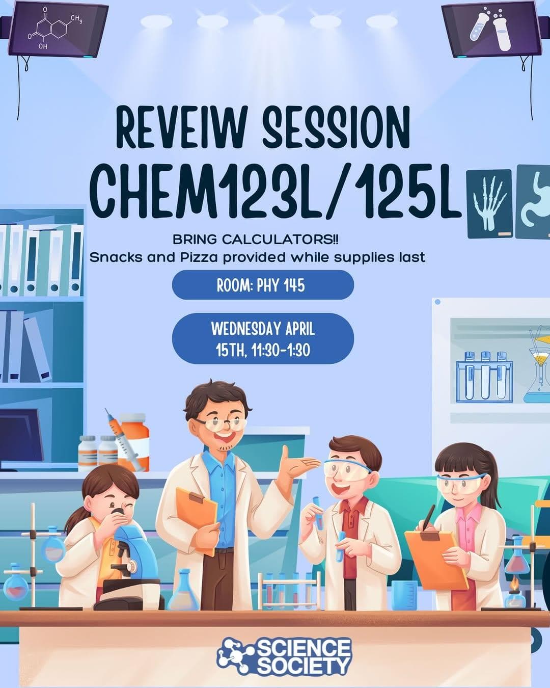 Review Session: CHEM 123L/125L