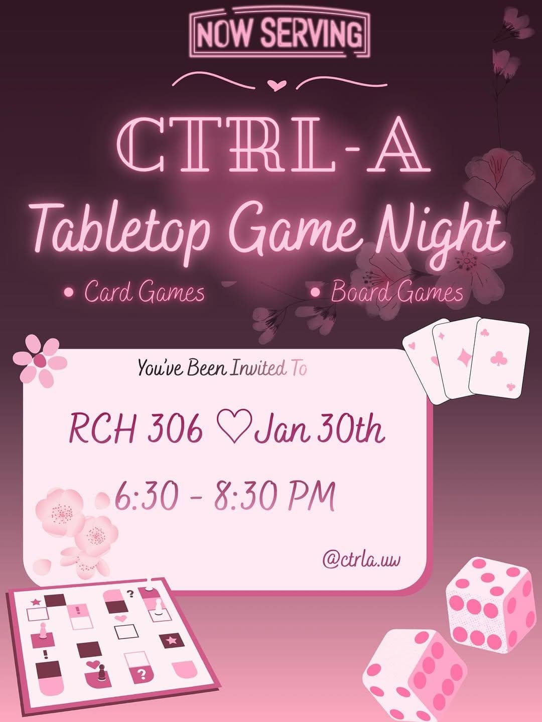 Ctrl-A Tabletop Game Night