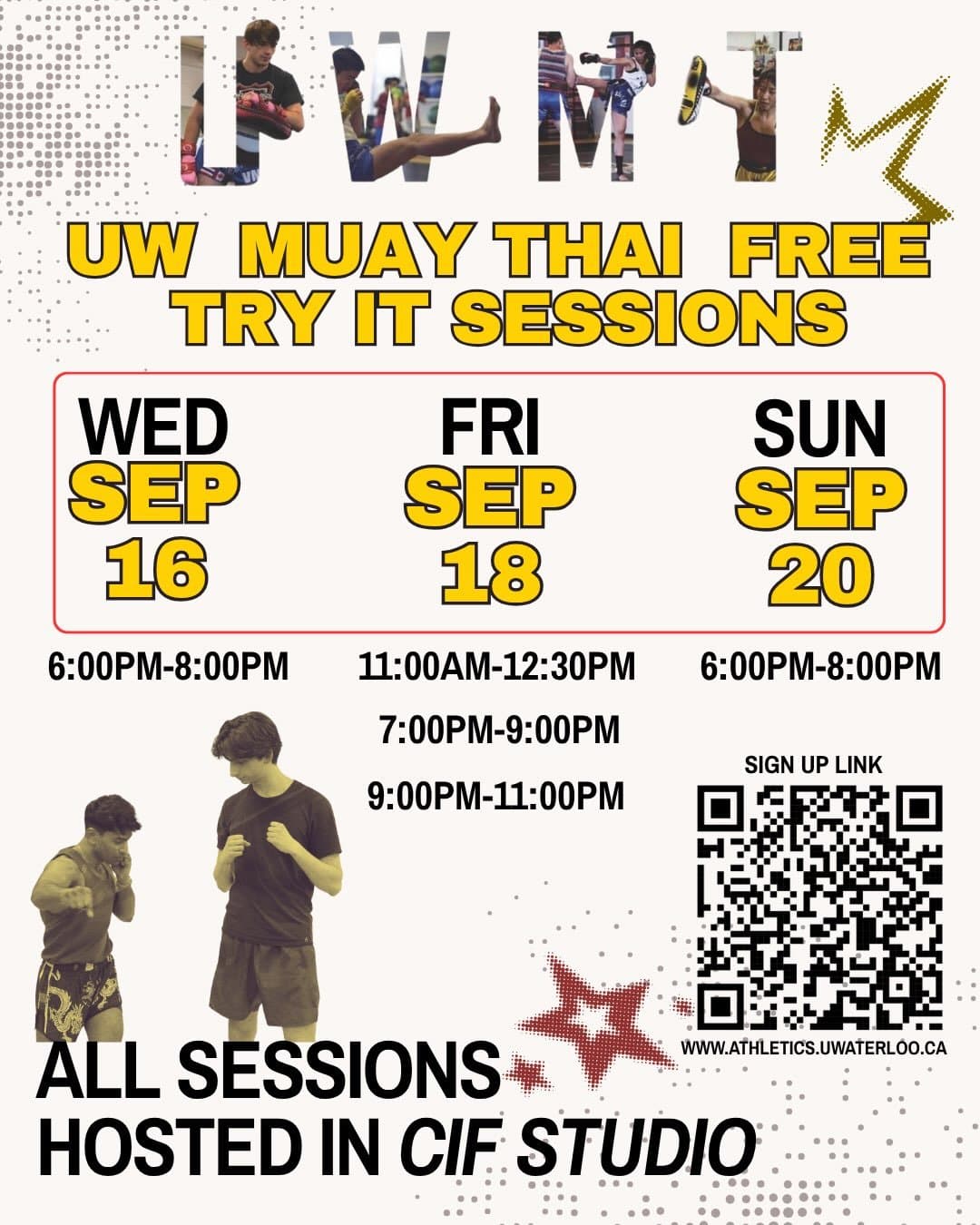 UW Muay Thai Free Try It Sessions