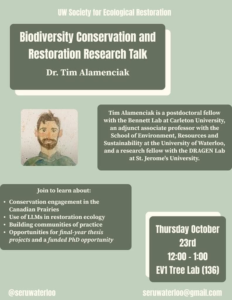Biodiversity Conservation and Restoration Research Talk