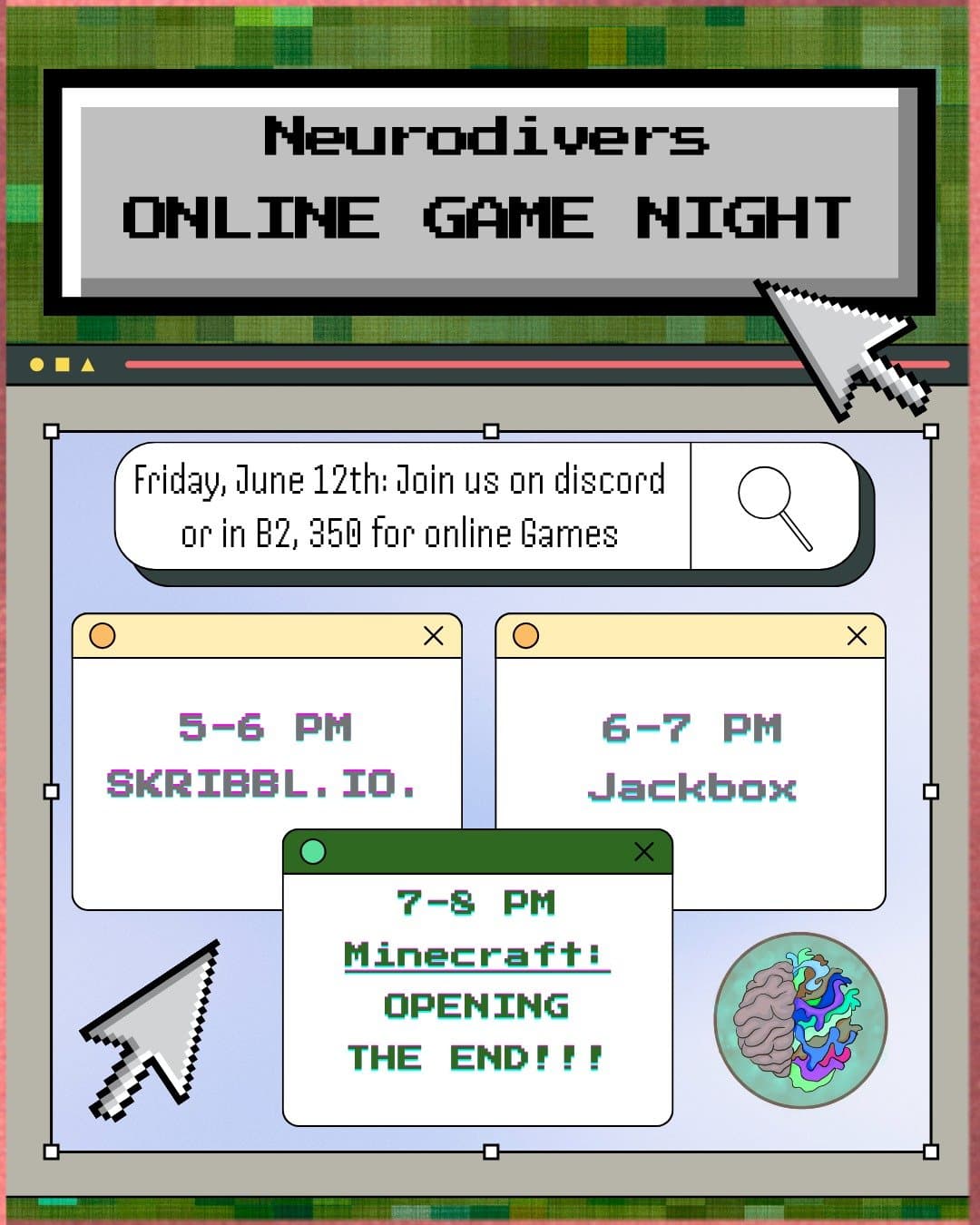 Neurodivers Online Game Night
