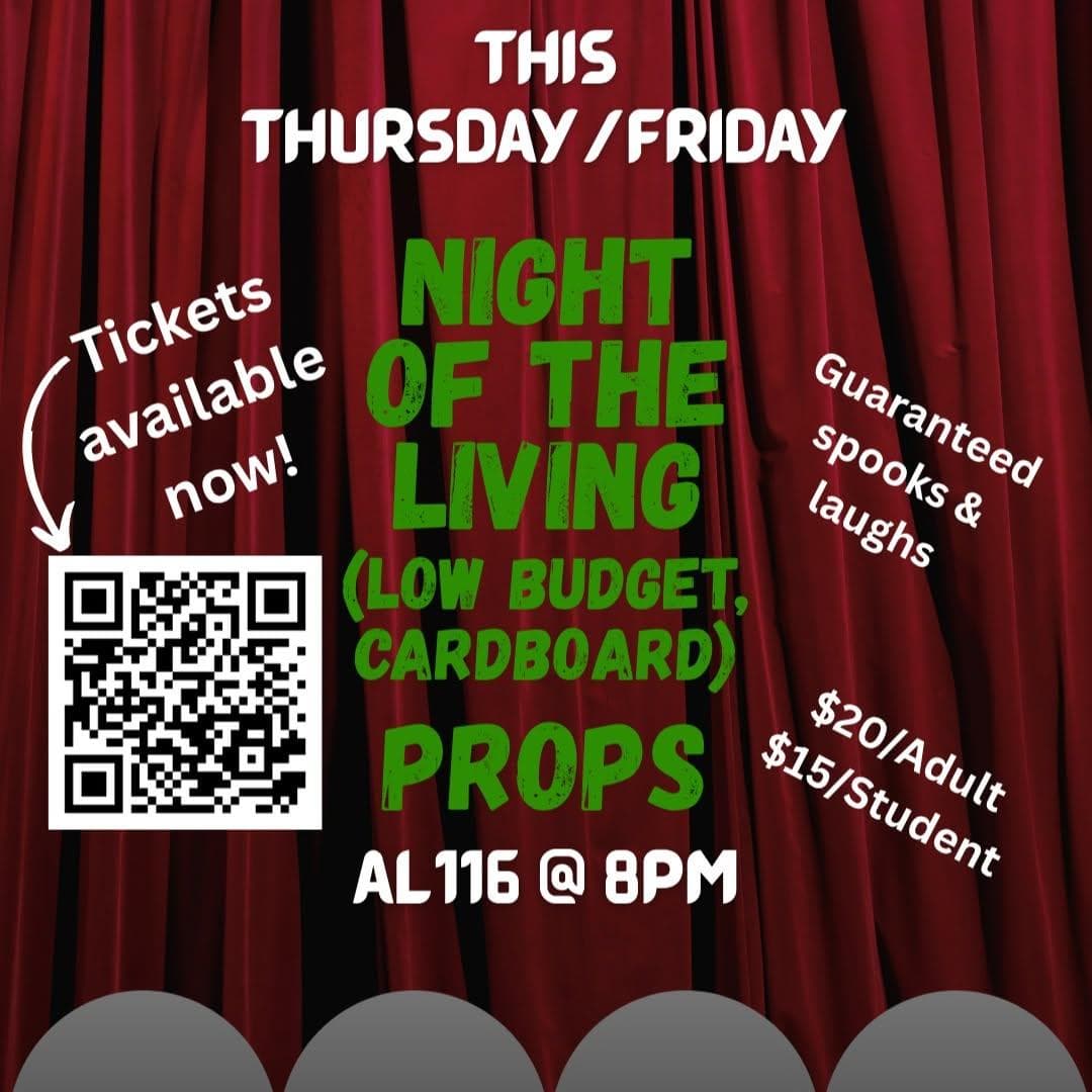 Night of the Living (Low Budget, Cardboard) Props