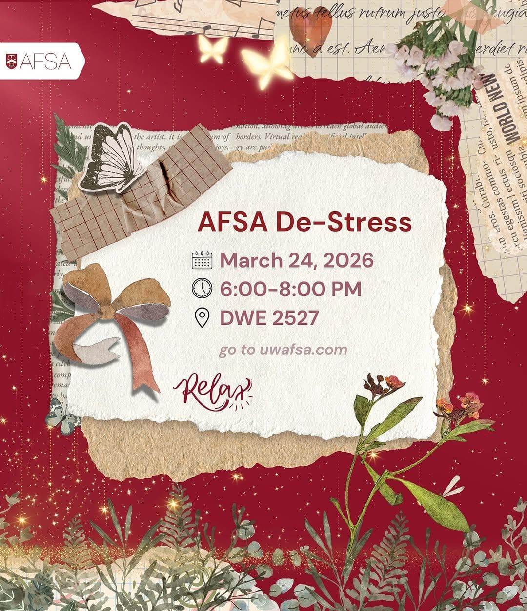 AFSA De-Stress