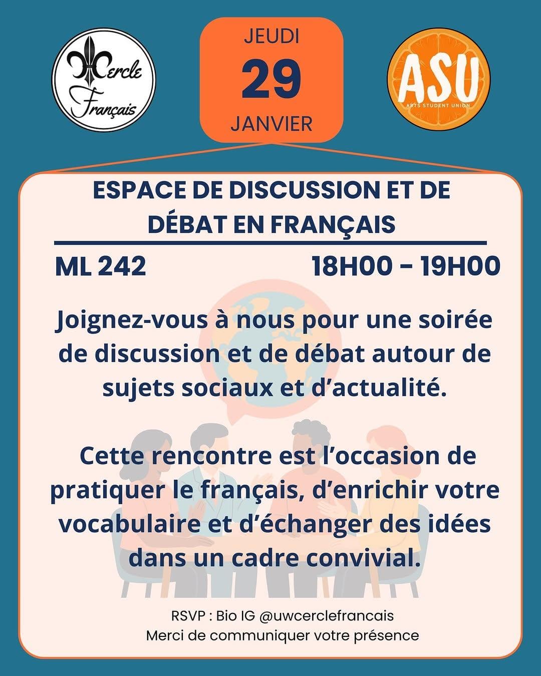 Espace de discussion et de débat en Français
