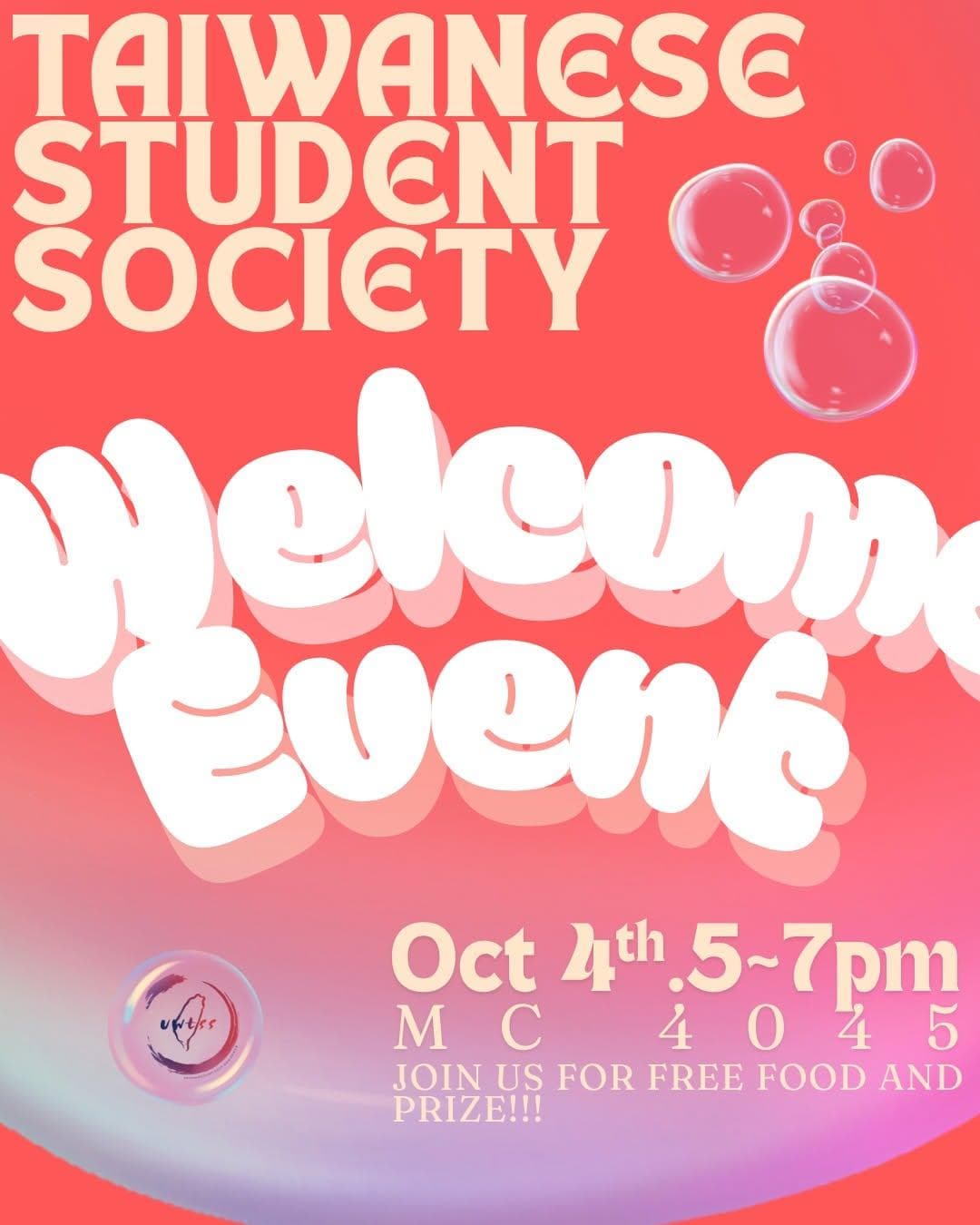 Taiwanese Student Society Welcome Event
