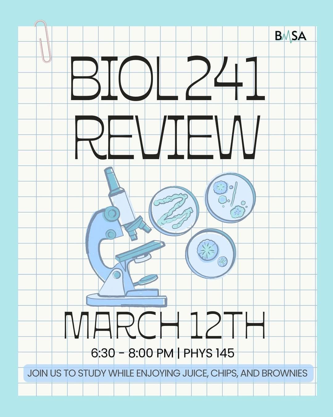 BIOL 241 Review