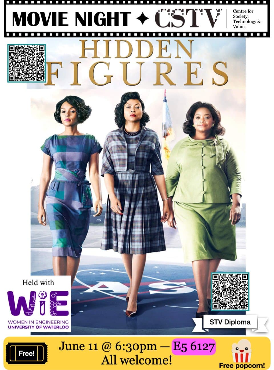 CSTV Movie Night — Hidden Figures (2016)