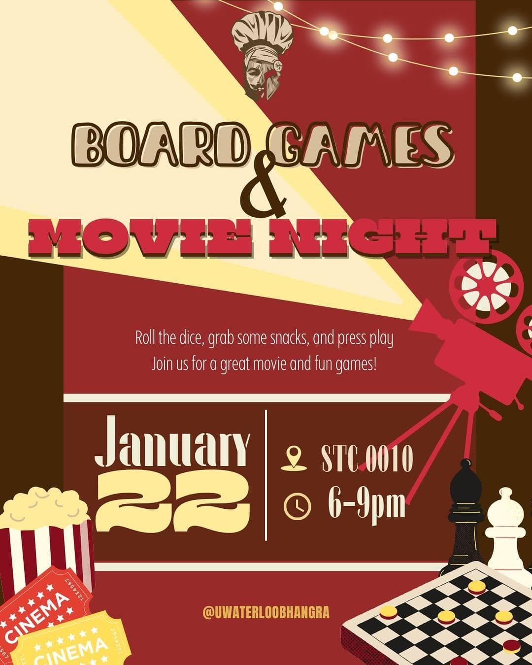Board Game & Movie Night
