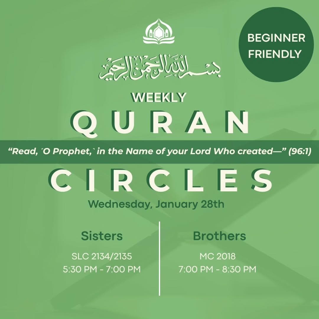 Beginner-friendly Qu'ran Circles