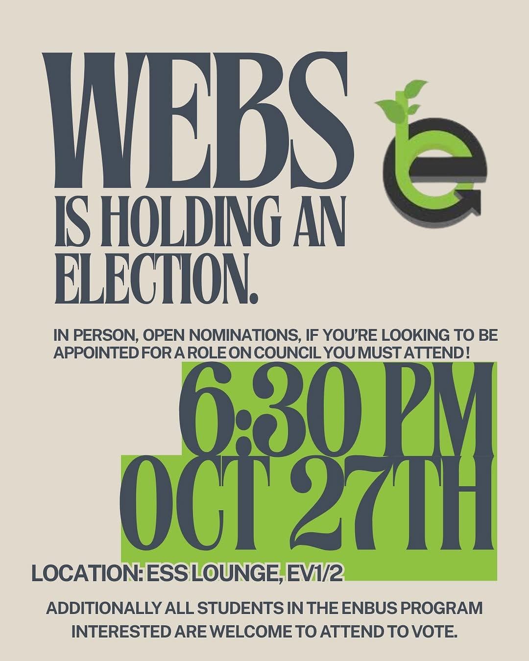 WEBS Election