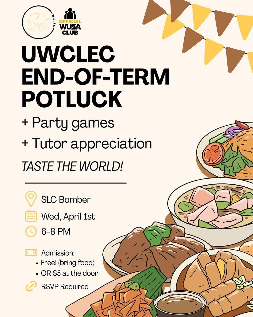 UWCLEC End-Of-Term Potluck