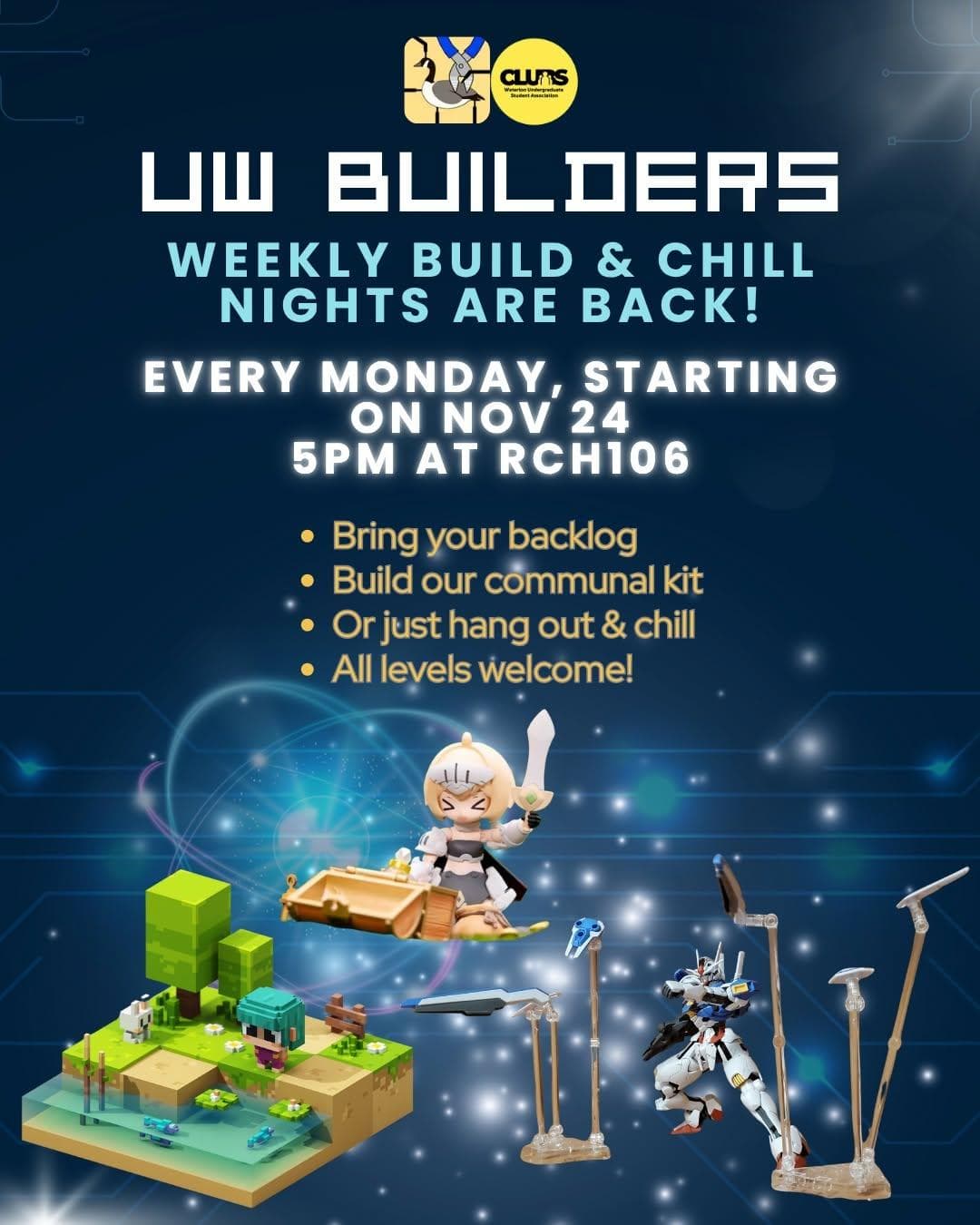 Weekly Build & Chill Night