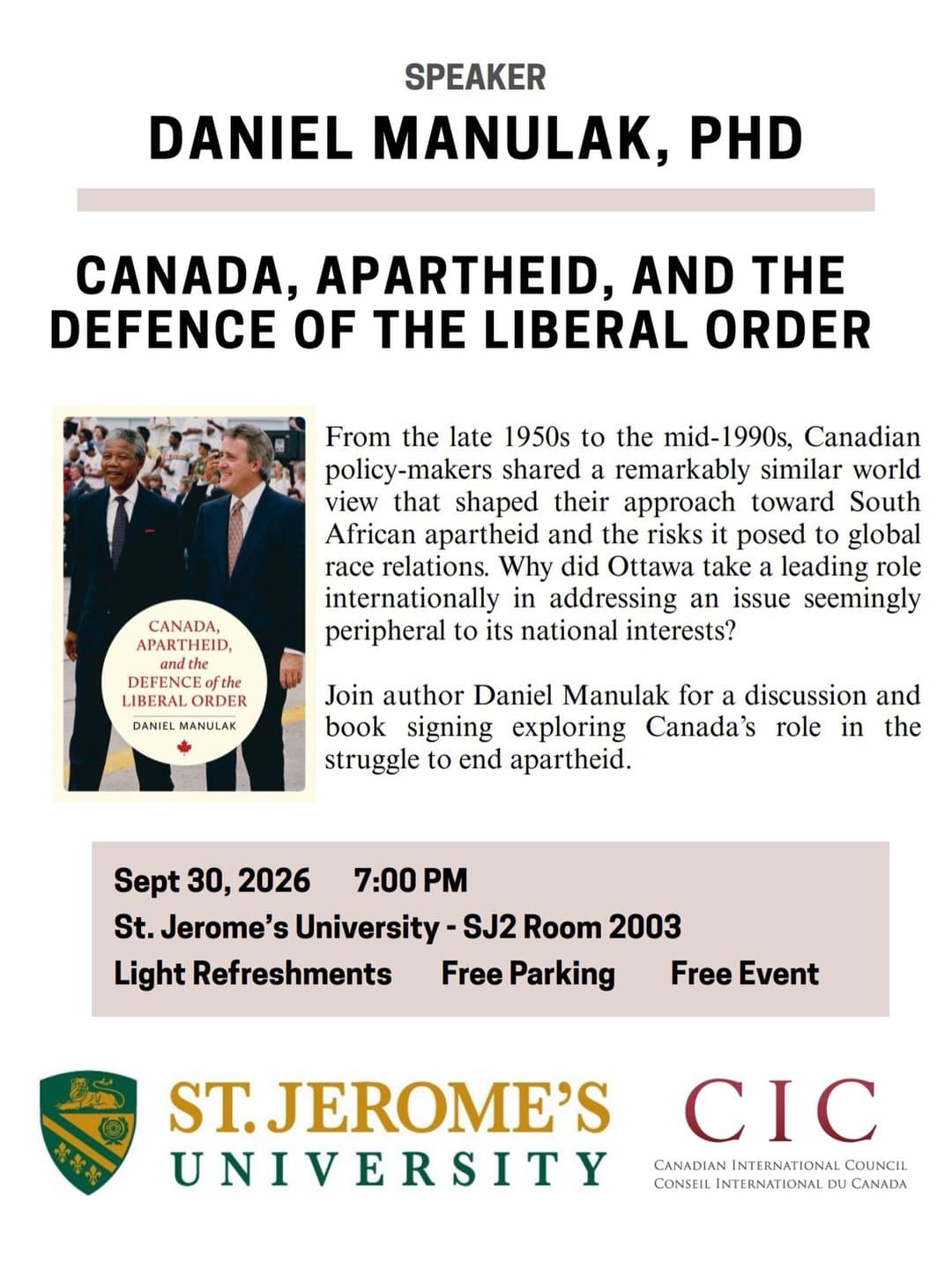 Canada, Apartheid, and the Defence of the Liberal Order